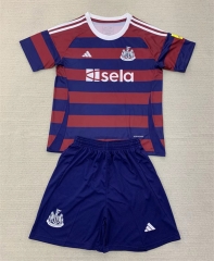2024-2025 Newcastle United Away Red&Blue Soccer Uniform-AY