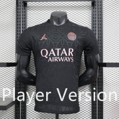Player Version 2024-2025 Special Version Paris Black Thailand Soccer Jersey AAA-888