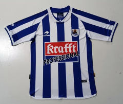 Retro Version 02-03 Real Sociedad Home Blue&White Thailand Soccer Jersey AAA-0141