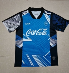 2024-2025 Napoli Blue&Black Thailand Training Soccer Jersey AAA