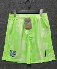 2024-2025 Barcelona 2nd Away Green Thailand Soccer Shorts