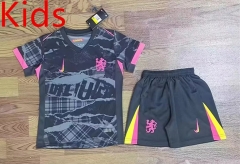 2024-2025 Chelsea 2nd Away Black Kid/Youth Soccer Uniform-709