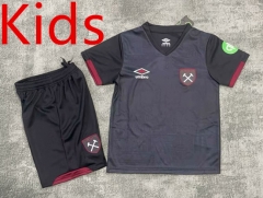2024-2025 West Ham United Away Black Kids/Youth Soccer Uniform-2483