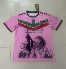 (S-4XL) 2024-2025 Palestine Pink Thailand Soccer Jersey AAA-2038