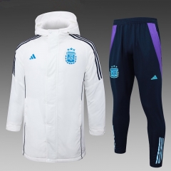 2024-2025 Argentina White Cotton Coat Uniform With Hat-815