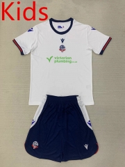 2024-2025 Bolton Wanderers Football Club Home White Kid/Youth Soccer Uniform-AY