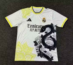 2024-2025 Special Version Real Madrid Yellow&White Thailand Soccer Jersey AAA-2483
