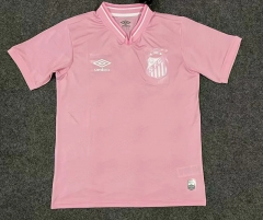 (S-4XL) 2024-2025 Santos FC Pink Thailand Soccer Jersey AAA-GB