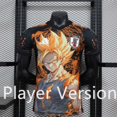 Player Version 2024-2025 Special Version Japan Black&Orange Thailand Soccer Jersey AAA-888