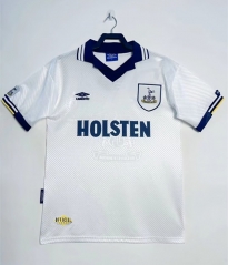 Retro Version 93-95 Tottenham Hotspur Home White Thailand Soccer Jersey AAA-811