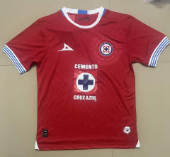 (S-4XL) 2024-2025 Cruz Azul 2nd Away Red Thailand Soccer Jersey AAA-9527