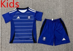 2024-2025 Aston Villa 2nd Away Royal Blue Kids/Youth Soccer Uniform-3162