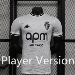 Player Version 2024-2025 Monaco White Thailand Soccer Jersey AAA-888