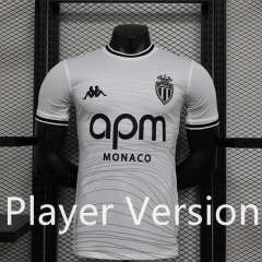 Player Version 2024-2025 Monaco White Thailand Soccer Jersey AAA-888