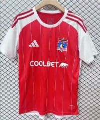 2024-2025 Colo-Colo 2nd Away Red Thailand Soccer Jersey AAA-2044