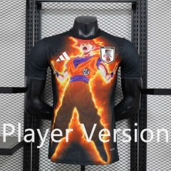 Player Version 2024-2025 Special Version Japan Black&Orange Thailand Soccer Jersey AAA-7209