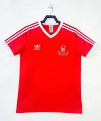 Retro Version 77-80 Nottingham Forest Home Red Thailand Soccer jersey AAA-811
