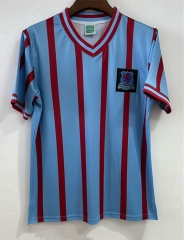 Retro Version 1957 Aston Villa Blue Thailand Soccer Jersey AAA-9171