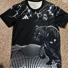 (S-4XL) 2024-2025 Special Version Real Madrid Black Thailand Soccer Jersey AAA-7209