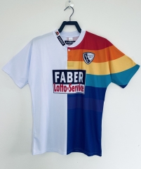 Retro Version 97-99 VfL Bochum Home White&Blue Thailand Sccer Jersey AAA-811