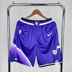 2024 City Version Utah Jazz Purple NBA Shorts-311
