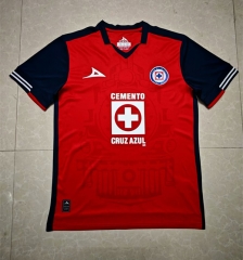 (S-4XL) 2024-2025 Cruz Azul 2nd Away Red Thailand Soccer Jersey AAA-818