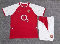 Retro Version 02-04 Arsenal Home Red Soccer Uniform-718