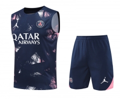 2024-2025 Paris Royal Blue Thailand Soccer Vest Uniform-418