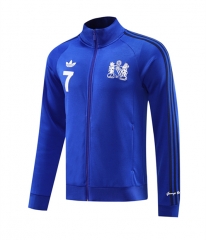 2024-2025 Manchester United Camouflage Blue Thailand Soccer Jacket-LH