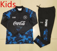 2024-2025 Napoli Black Kids/Youth Soccer Tracksuit-GDP