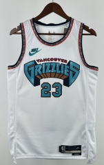 2025 Retro Version Memphis Grizzlies White #23 NBA Jersey-311