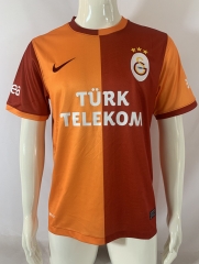 Retro Version 13-14 Galatasaray SK Home Red&Orange Thailand Soccer Jersey AAA-503