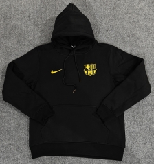 2024-2025 Barcelona Black Thailand Soccer Tracksuit With Hat-LH