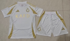 (S-4XL) 2024-2025 Al-Nassr FC 2nd Away White Soccer Unifrom-718