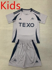 2024-2025 Aberdeen 2nd Away Gray Kids/Youth Soccer Uniform-AY