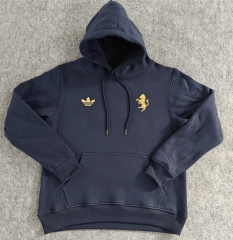 2024-2025 Juventus Royal Blue Thailand Soccer Tracksuit Top With Hat-LH