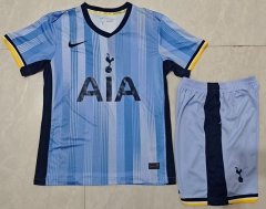 (S-4XL) 2024-2025 Tottenham Hotspur Away Blue Soccer Uniform-718