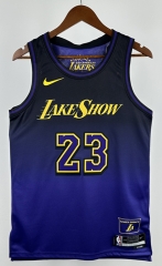 2025 City Edition Los Angeles Lakers Blue&Purple #23 NBA Jersey-311