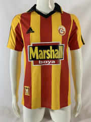 Retro Version 99-00 Galatasaray SK Home Red&Yellow Thailand Soccer Jersey AAA-503