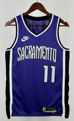 2025 Retro Version Sacramento Kings Purple #11 NBA Jersey-311