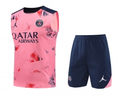2024-2025 Paris Pink Thailand Soccer Vest Uniform-418