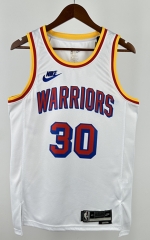 2025 Retro Golden State Warriors White #30 NBA Jersey-311