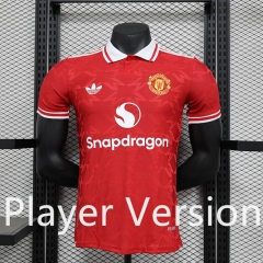 Player Version Special Version 2024-2025 Manchester United Red Thailand Soccer Jersey AAA-888