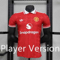 Player Version Special Version 2024-2025 Manchester United Red Thailand Soccer Jersey AAA-888