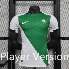 Player Version 2024-2025 Sporting Clube de Portugal 2nd Away White&Green Thailand Soccer Jersey AAA-888