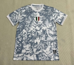 (S-4XL) 2024-2025 Commemorative Edition Italy White Thailand Soccer Jersey AAA-2336