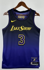 2025 City Edition Los Angeles Lakers Blue&Purple #3 NBA Jersey-311