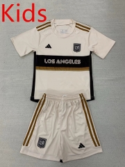 2024-2025 Los Angeles FC 2nd Away Beige Kids/Youth Soccer Uniform-AY