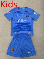 2024-2025 RCD Mallorca 2nd Away Blue Kids/Youth Soccer Uniform-AY