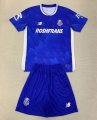 2024-2025 Deportivo Toluca FC 2nd Away Blue Soccer Uniform-AY